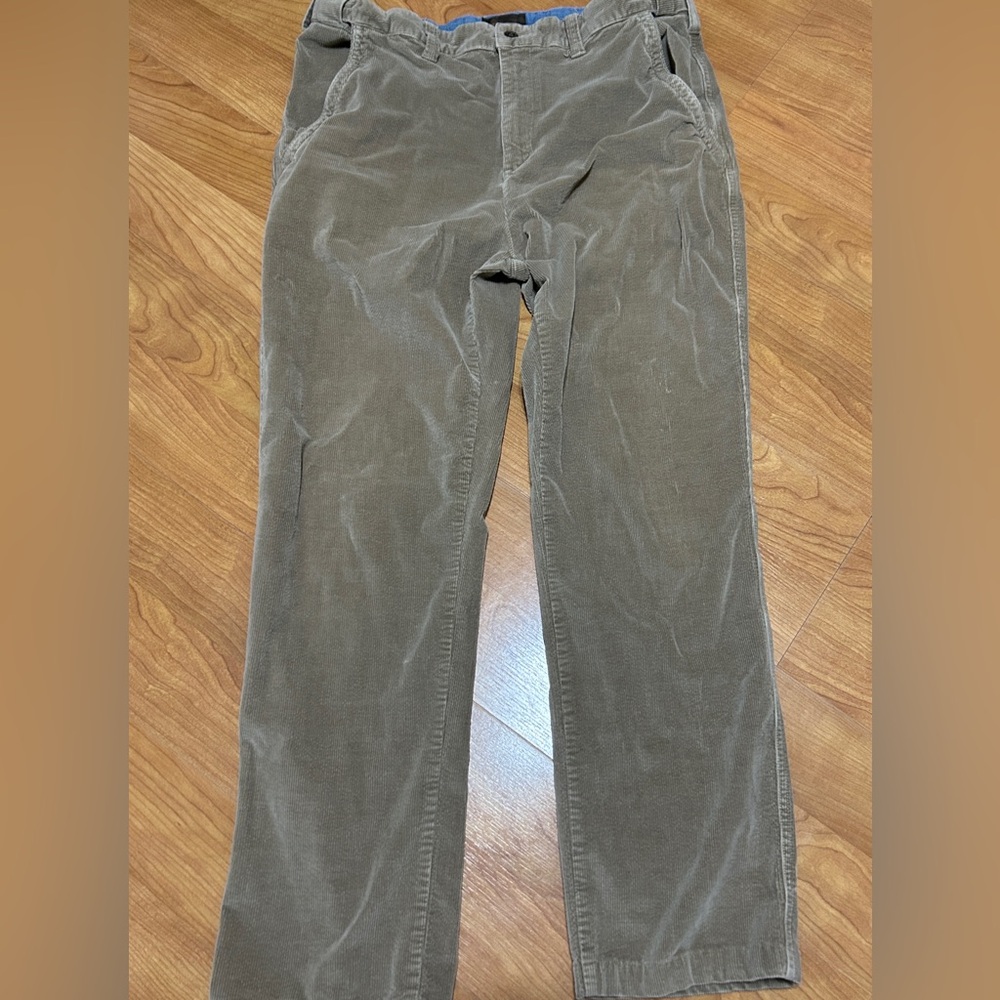 The Territory Ahead Straight Leg Corduroy Khaki Pants 36/32 Adjusted